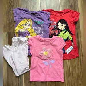 Girls Clothing Bundle, Disney, Summer, Spring 6x